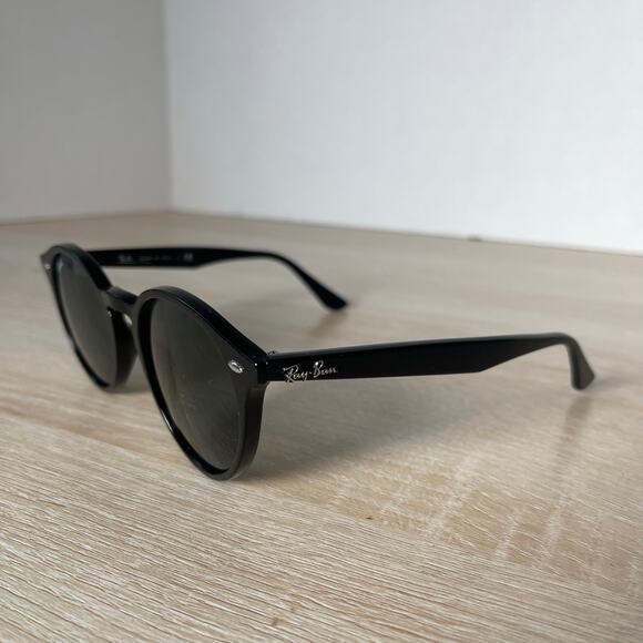 Ray-Ban RB2180 601/71 Sunglasses Round Black READ FRAMES ONLY 49-21 Italy - Picture 3 of 11